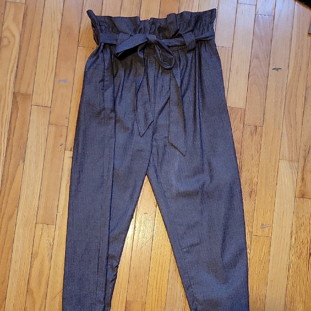 Cartonnier Charcoal Paperbag Waist Trousers